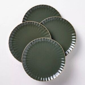 Hearth & Hand Magnolia 4pk 8.5" Scallop Stoneware Salad Plate Christmas 2024